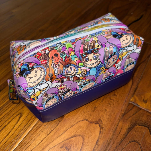 626/Purple boxy bag