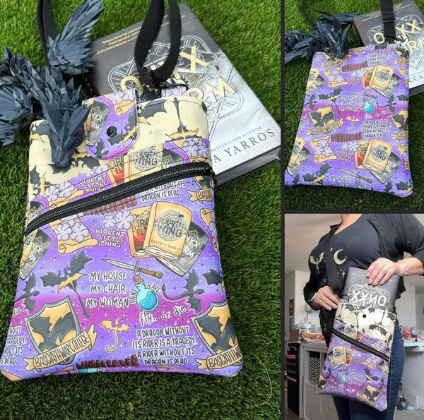 Custom Crossbody Book sleeve
